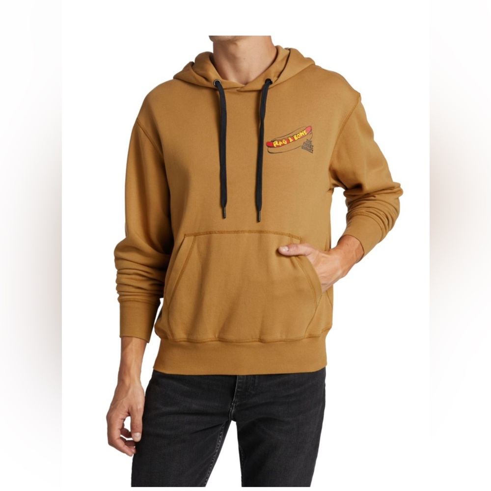 Rag & Bone NY Hotdog Cotton Hoodie. Size M.